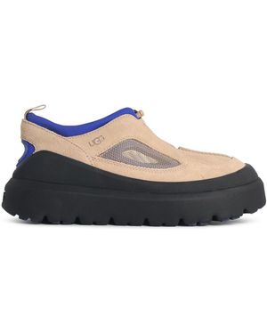 UGG Beigefarbene -Sneaker "Heritage Utility Axoid" aus Wildledermischung - Blau