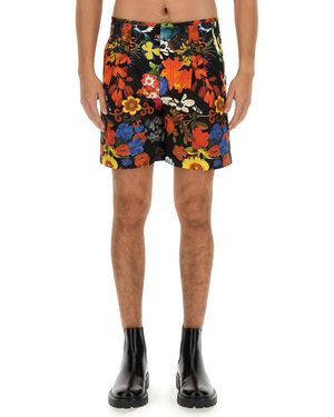 Moschino Classic Fit Bermuda Shorts - Black