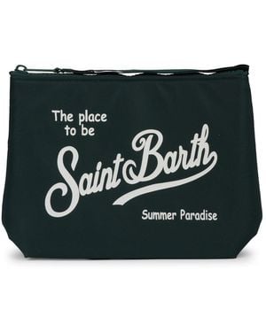 MC2 Saint Barth Sbr & Polyester Clutch Bag - Black