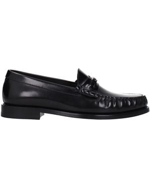 Celine Triunfo Hombres's Mocasines Piel Negro/Plata