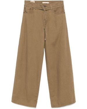 Levi's Xl Gerade Kapern Leinen - Natur