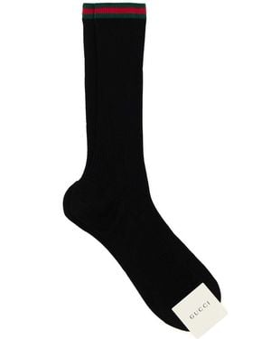Gucci Cotton Blend Socks - Black