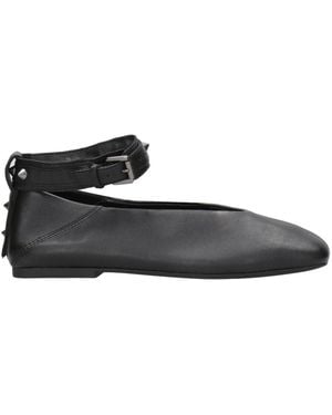 Ash Flache Schuhe Schwarz