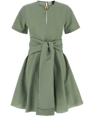 Loewe Sage Viscose Blend Paula S Ibiza Dress - Green