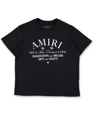 Amiri Kids Graphic Cotton T-Shirt - Black