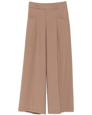 Closed Wool Blend Trousers - Brown