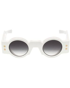 Balmain Sonnenbrille BPS 159 C 42 Olivier WHT GLD /28 /145 - Schwarz