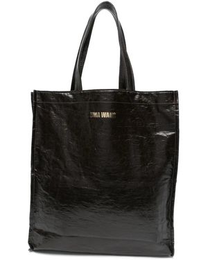 Uma Wang Small Canvas Tote -Tasche - Schwarz