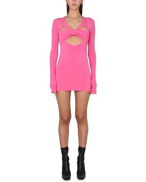 Ambush Chic Mini Dress - Pink