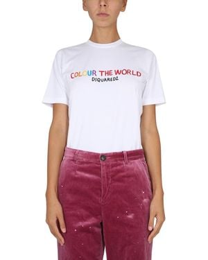 DSquared² Classic Crew Neck T-Shirt - White