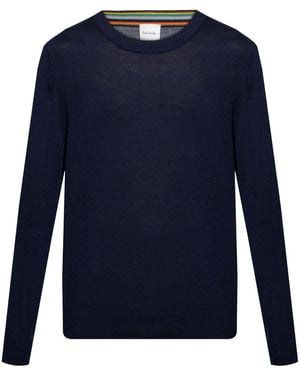 Paul Smith Wool Crewneck Jumper - Blue
