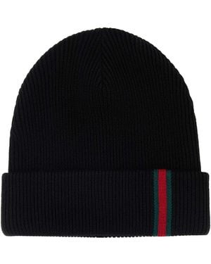 Gucci Wool Beanie Hat - Black