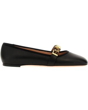 Bally Ballett -Ballett -Ballettflats - Schwarz