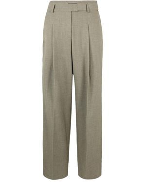 Liu Jo Tailored Classic Trousers With Straight Leg Cut - Grau