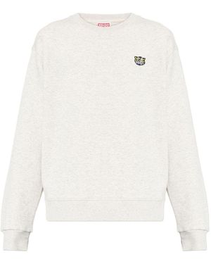 KENZO Wild Tiger Cotton Sweatshirt - White