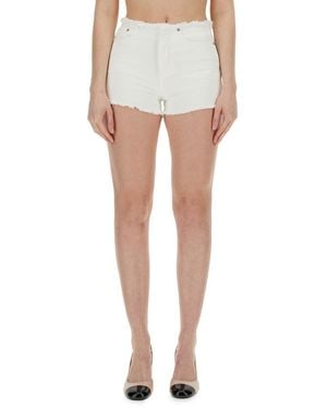MICHAEL Michael Kors Denim Shorts - White