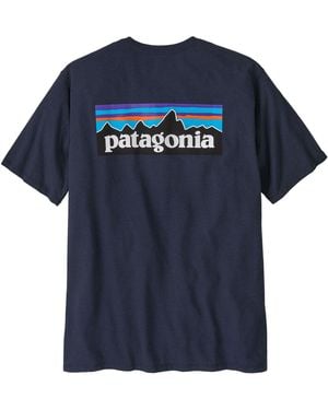 Patagonia P-6 Logo Responsibili-Tee - White