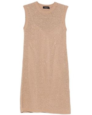 Fabiana Filippi Short Dress - Natural