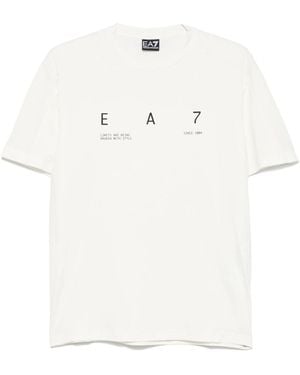 EA7 Technisch Jersey T-Shirt - Wit
