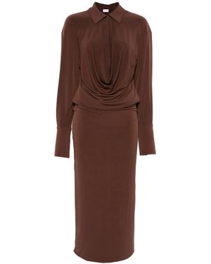 ANDAMANE De Andaman Lily Midnight-jurk - Bruin