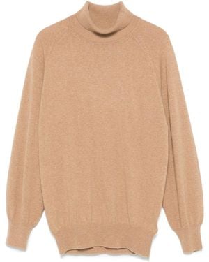 KHAITE Jumpers Turtleneck - Natural