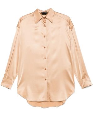 Tom Ford Satin Shirt - Naturel