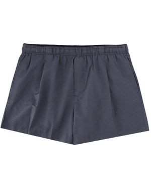 Our Legacy Swim Shorts Moonwake Coast Seersucker - Blue