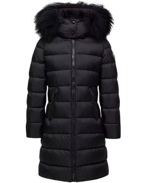 Moncler Zwarte Abelle Lange Jas
