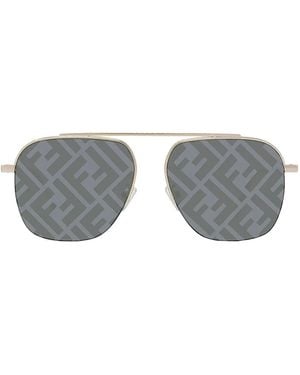 Fendi Fe40005 U Sonnenbrille - Grau