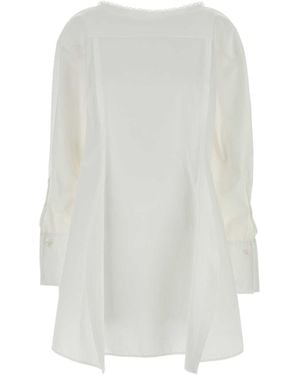 Carven Dr452-Short Esperanto Dress - White