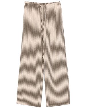 Alysi Hose aus Baumwollmischung - Natur