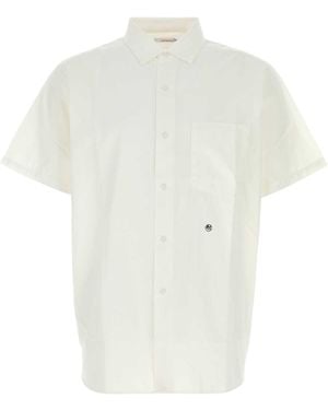 Nanamica Regular Collar Wind S/S Shirt - White