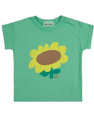 Bobo Choses Bobo wählt "Sonnenblume" T -Shirt aus - Grün