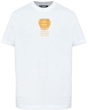 Versace Camisetas de y polos blancos