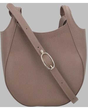 Longchamp 100% Leather Shoulder Bag - Brown