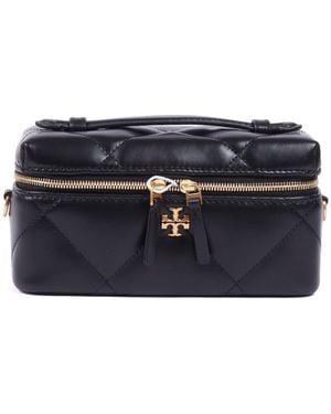 Tory Burch Kira Diamond Quilt East And West Vanity Case - Blue