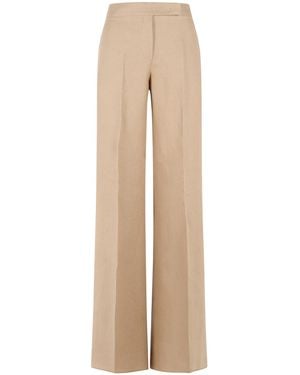 Max Mara 'Big' Regular Fit Trousers - Natural