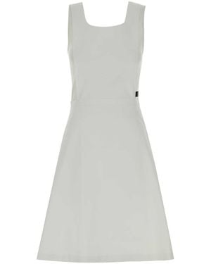 Miu Miu Poplin Dress - White