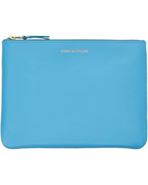 Comme des Garçons Classic Leather Pouch - Blue