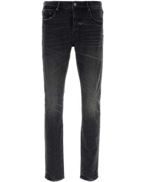 Purple Denim Stretch Denim Jeans - Black