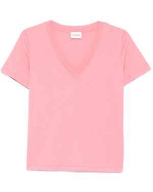 Closed Camiseta Con Cuello En V - Rosa