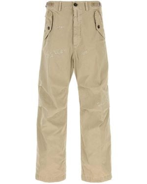 DSquared² Beige Cotton Pant - Natural