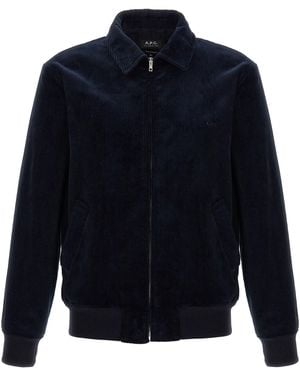 A.P.C. 'Gilles' Jacke - Blau