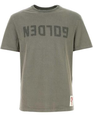 Golden Goose Dove Cotton T Shirt - Grey