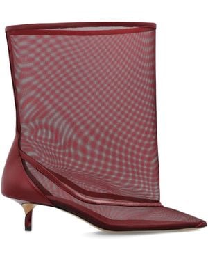 Jacquemus Tourni Mesh Boots - Lila