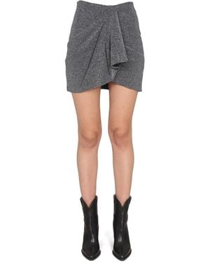 Isabel Marant Textured Mini Skirt - Gray