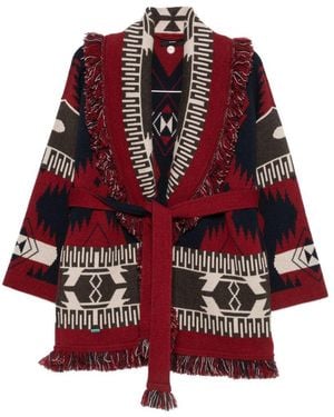 Alanui Icon Cashmere Cardigan - Red