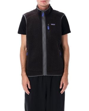 Patagonia Retro Pile Fleece Vest - Black