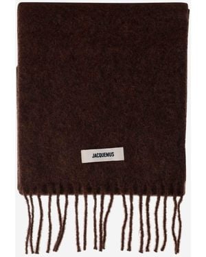 マフラー・ストール JACQUEMUS CARRO WOOL SCARF The Carro scarf by JACQUEMUS | Official website