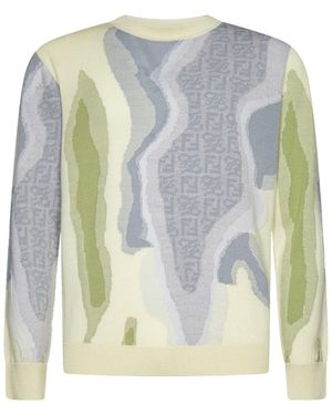 Fendi Earth Pullover - Grün